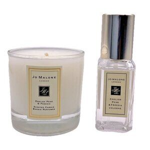 Jo Malone London English Pear & Freesia Cologne & Candle Gift Set NEW Sealed